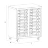 Space Solutions Huxley Storage System, 30 in W, 36 in H, 18 in D 22602